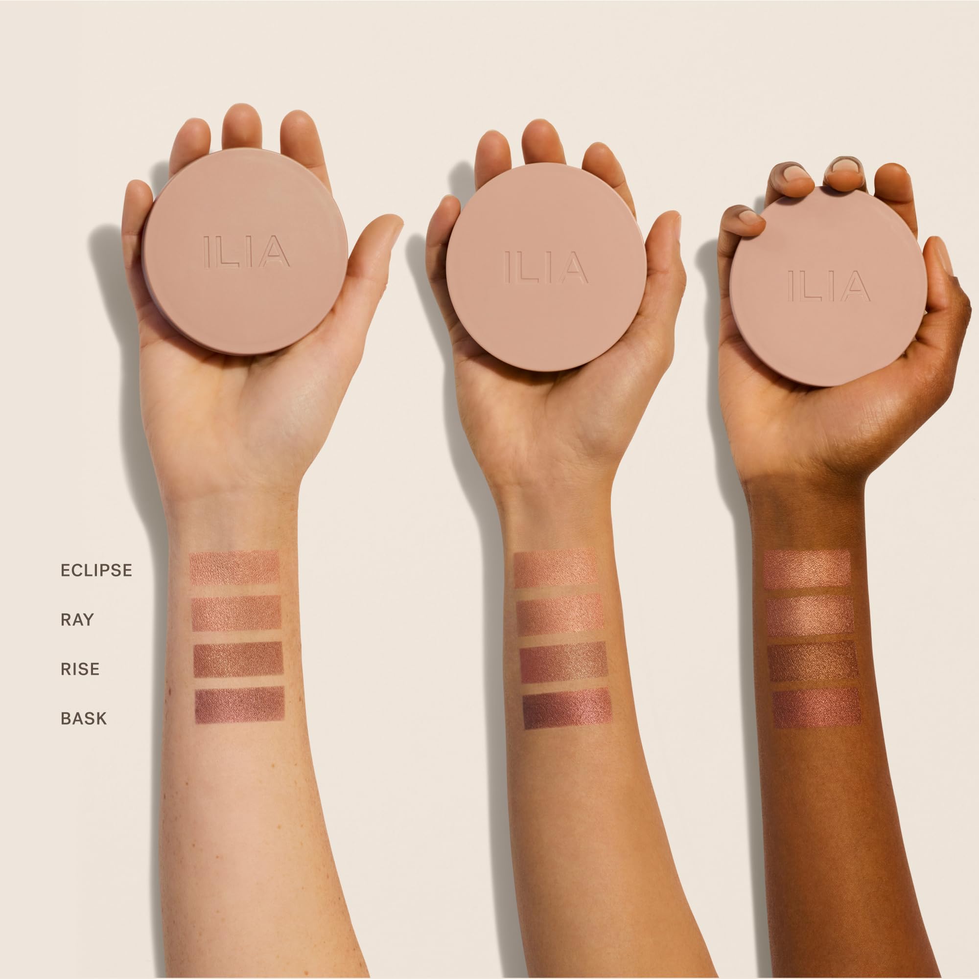 ILIA Sunshift bronzer forehead nose blend for balanced warmth