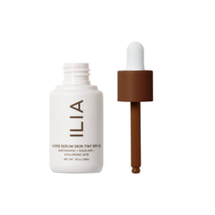 Close-up of ILIA tint cap showing easy pump for quick daily application