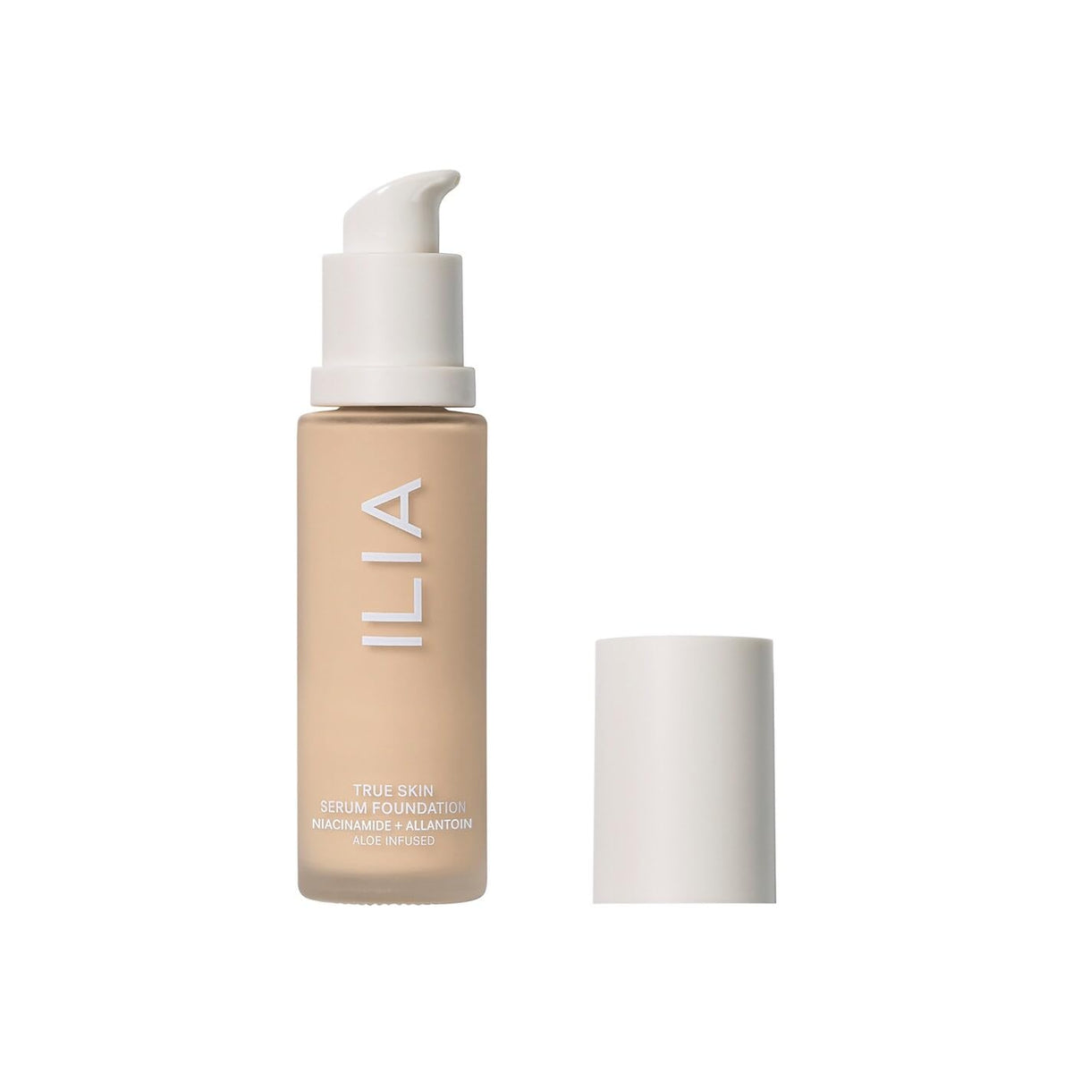 ILIA True Skin Serum Foundation bottle with weightless finish