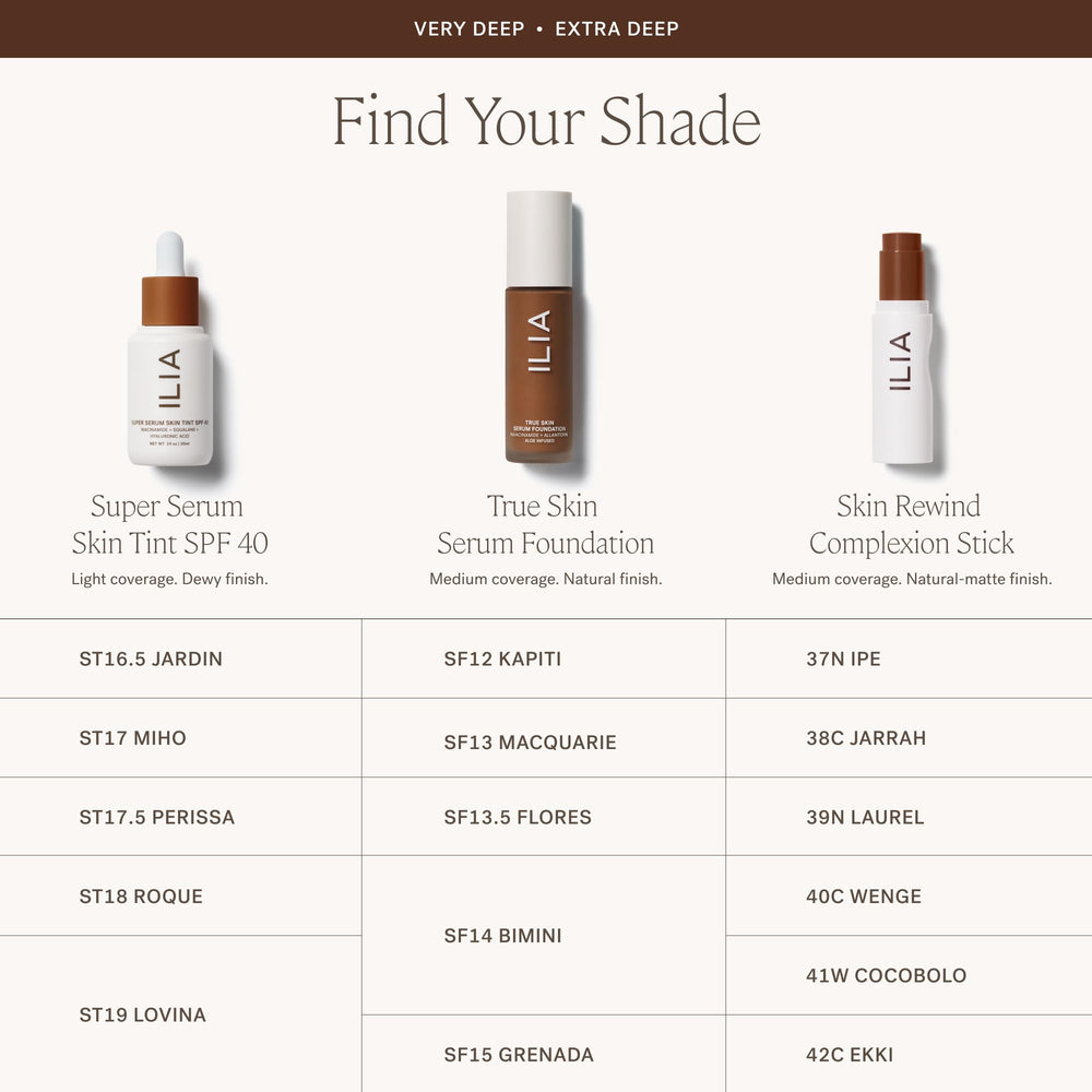 ILIA fragrance-free formula suitable for sensitive skin and gluten-free