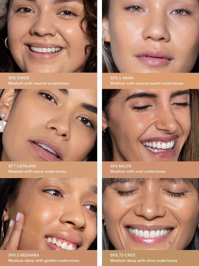 ILIA True Skin Serum Foundation packaging recyclable, appealing to eco-conscious routines.
