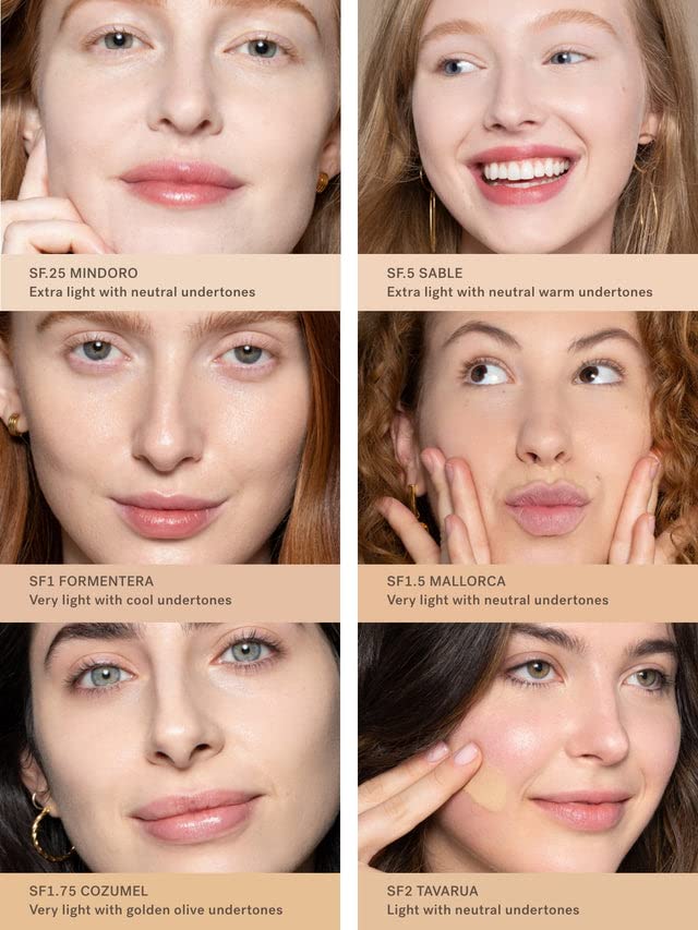 Packaging recyclable bottle of ILIA True Skin Serum Foundation