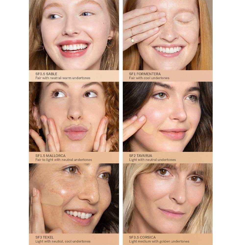 Packaging photo highlighting recyclable ILIA True Skin Serum Foundation bottle.