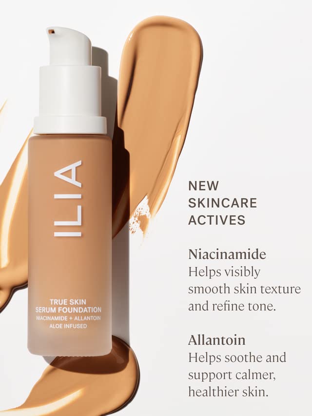 ILIA True Skin Serum Foundation with compatibility for skincare routines