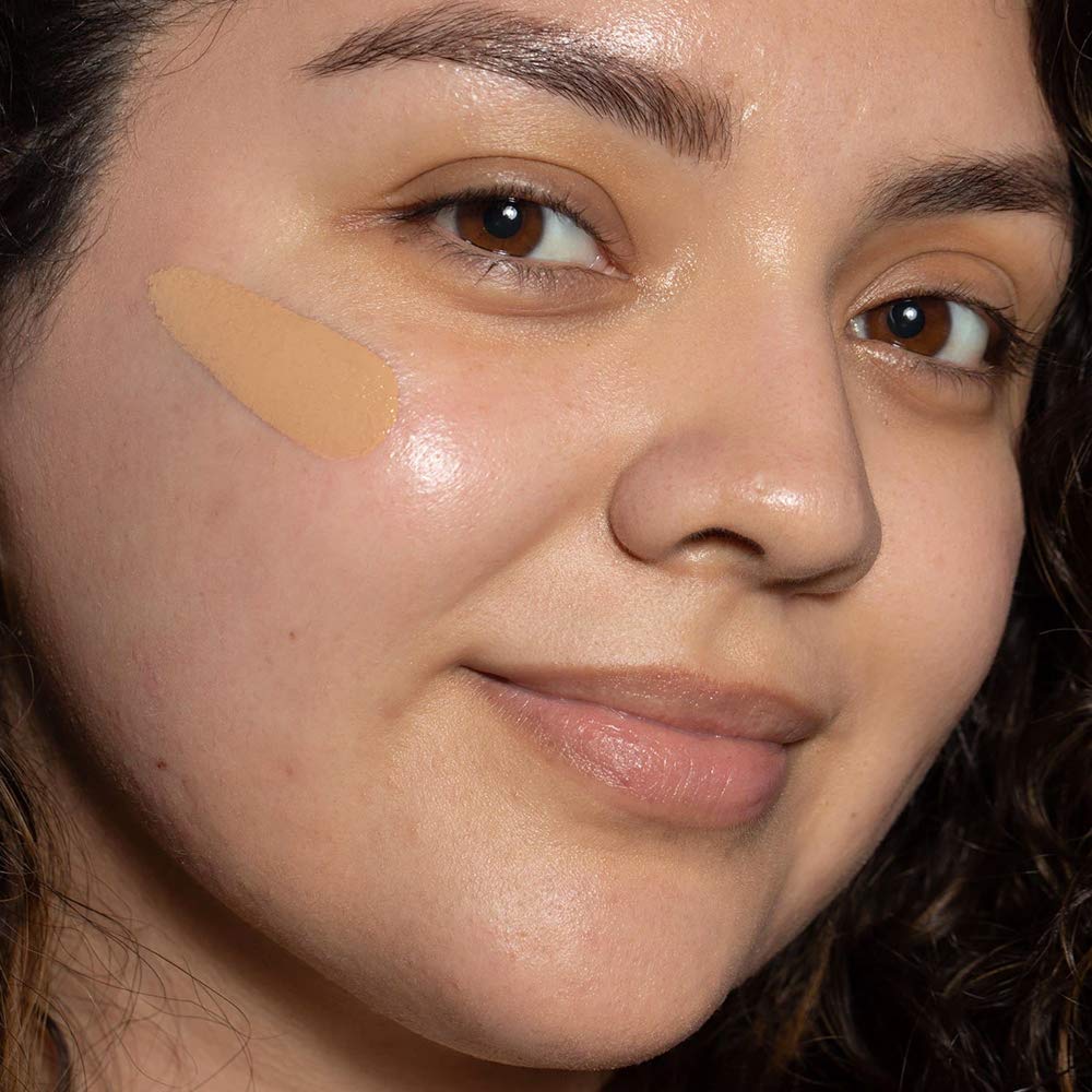 ILIA True Skin Serum Foundation swatches show natural skin like finish