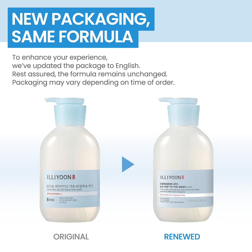 Illiyoon Ceramide Ato 6.0 newborn-friendly cleanser for delicate skin