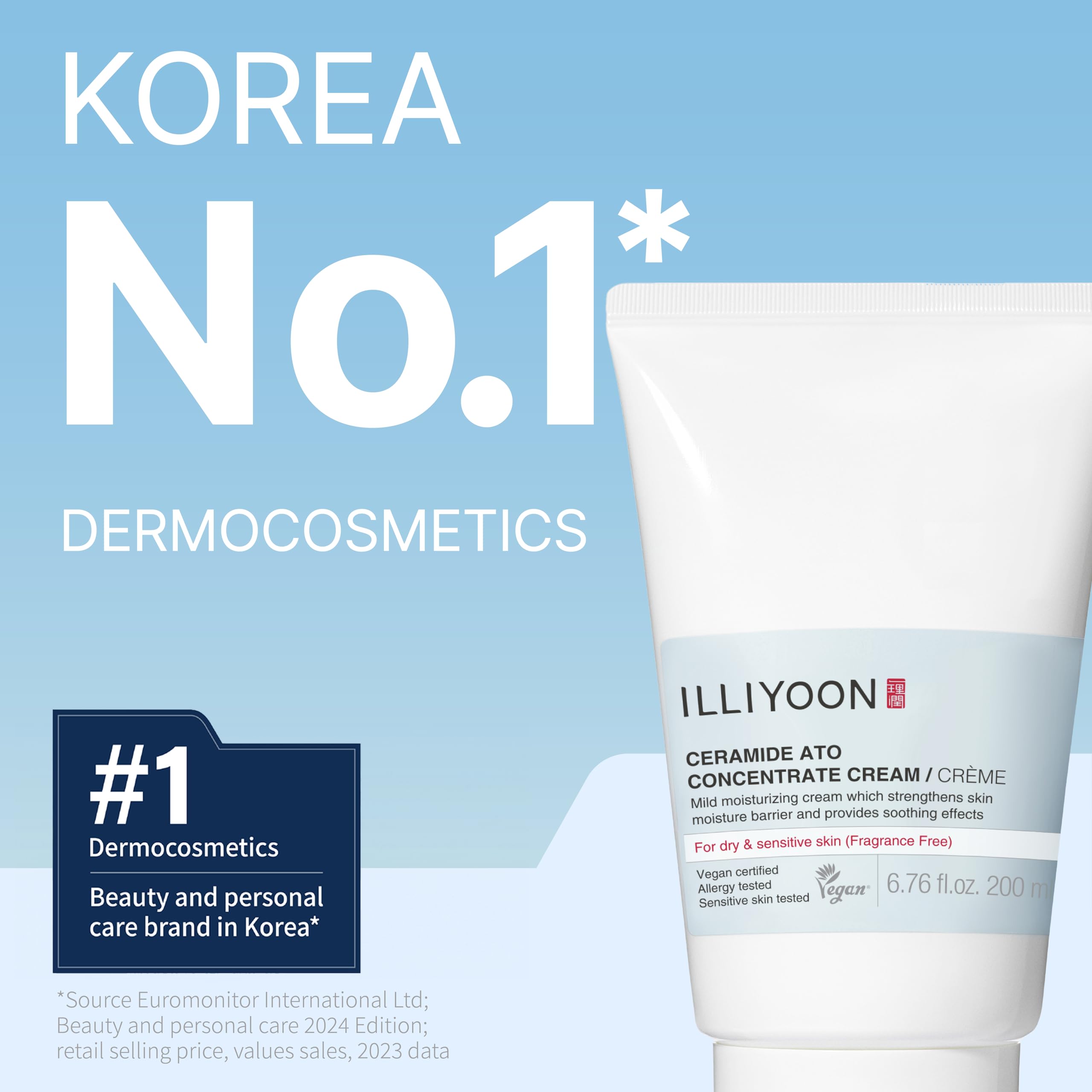 Close-up of cream texture in Illiyoon Ceramide Ato Concentrate Cream