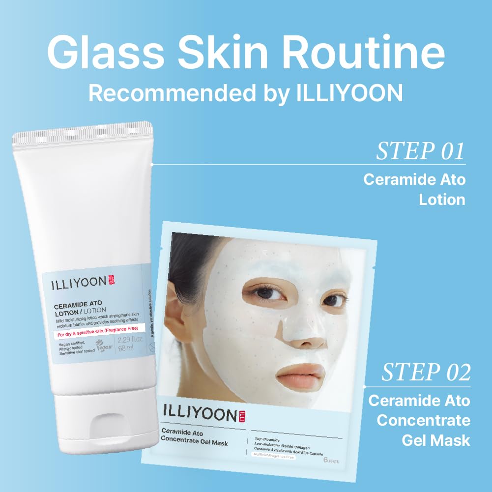 Illiyoon Ceramide Ato mask hypoallergenic formula for sensitive skin
