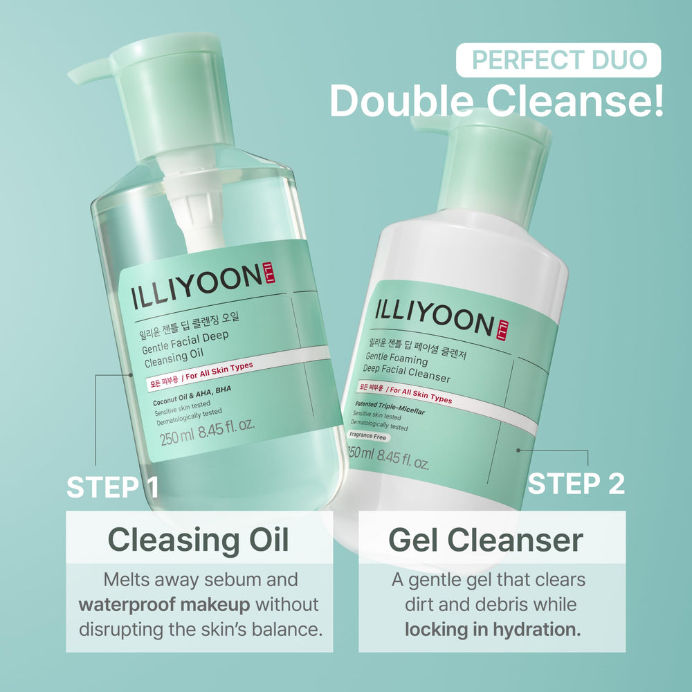 Illiyoon daily cleansing routine visual suggests a reliable step in morning or night skincare