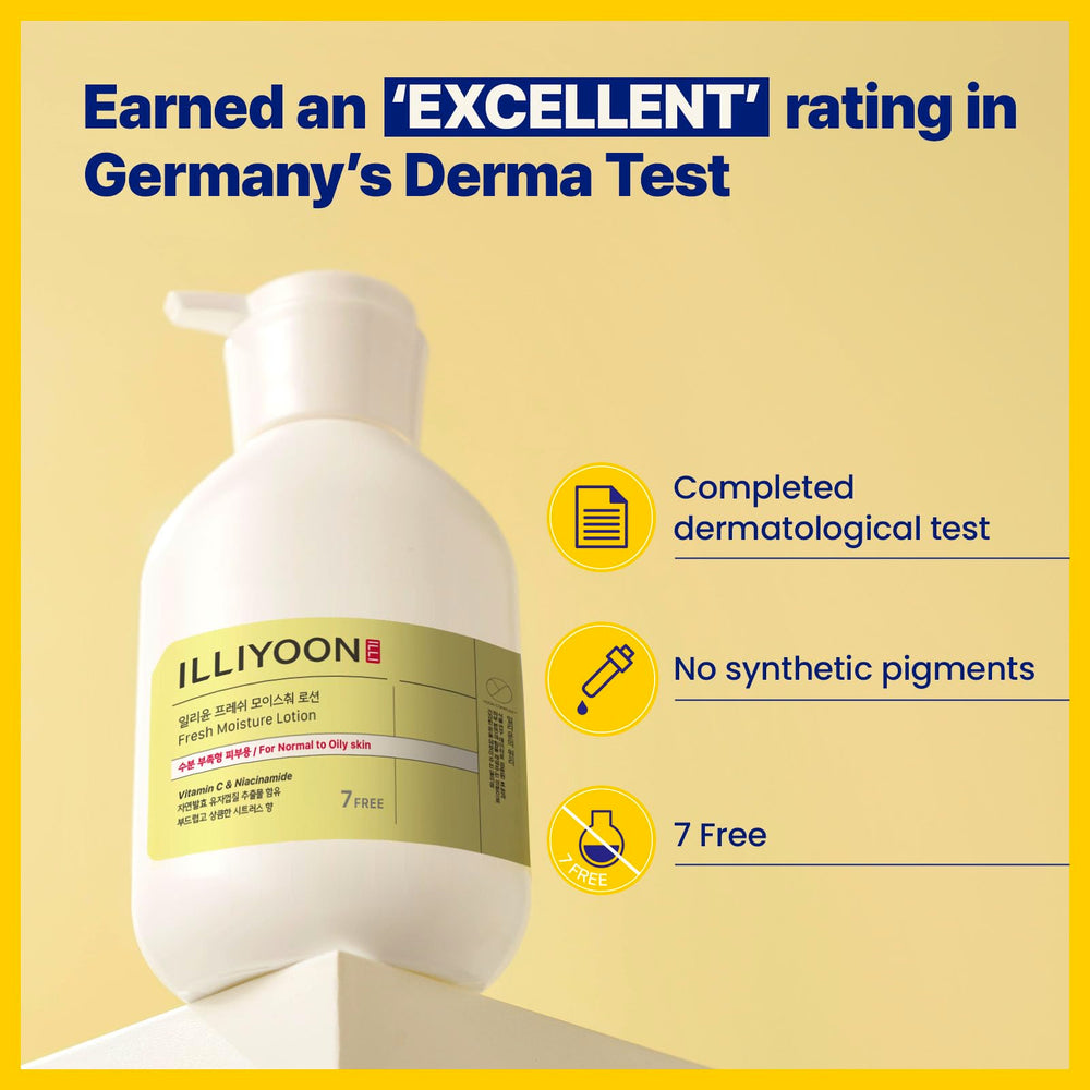 Illiyoon Fresh Moisture Lotion box signals premium Korean skincare quality.