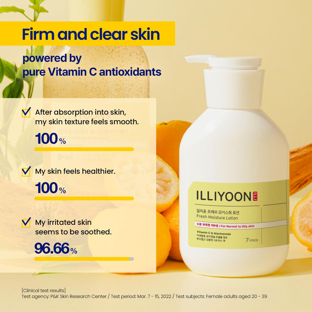 Lotion on vanity suggests accessible daily hydration for busy mornings.