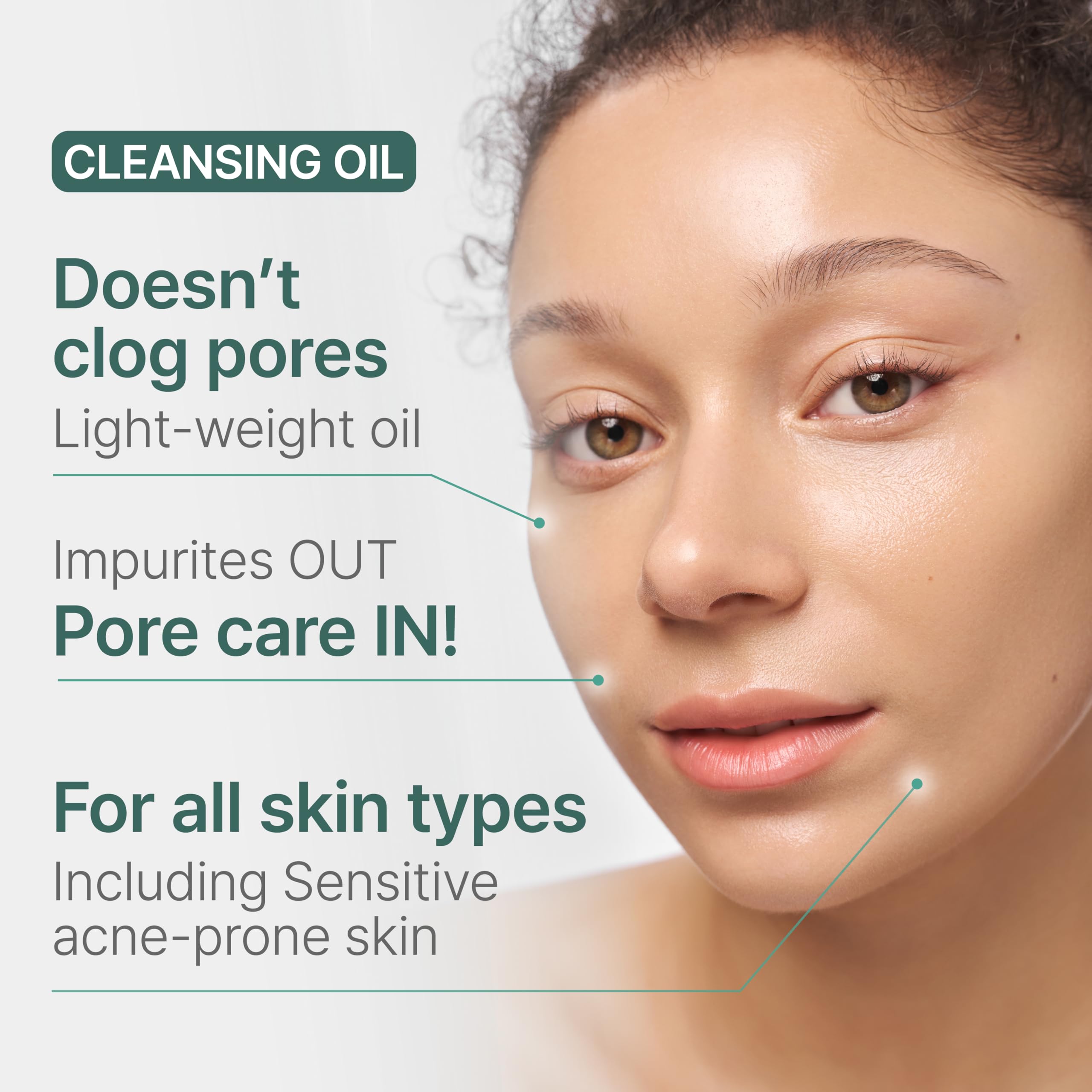 Illiyoon Gentle Deep Cleansing Oil with coconut oil blend for gentle makeup removal.