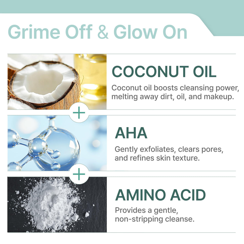 Illiyoon Gentle Deep Cleansing Oil emulsifies with water for easy rinse and clean pores.