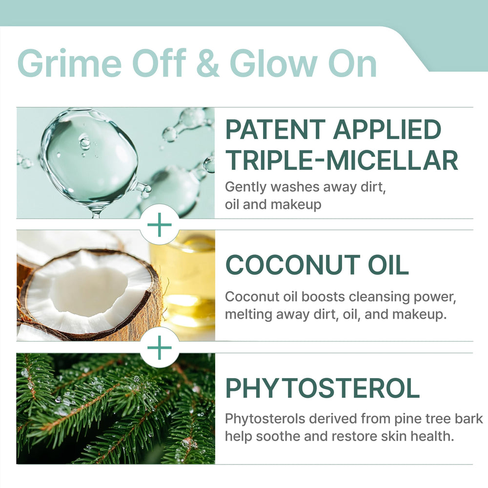 Illiyoon hyaluronic acid visual emphasizes hydrated skin after cleansing
