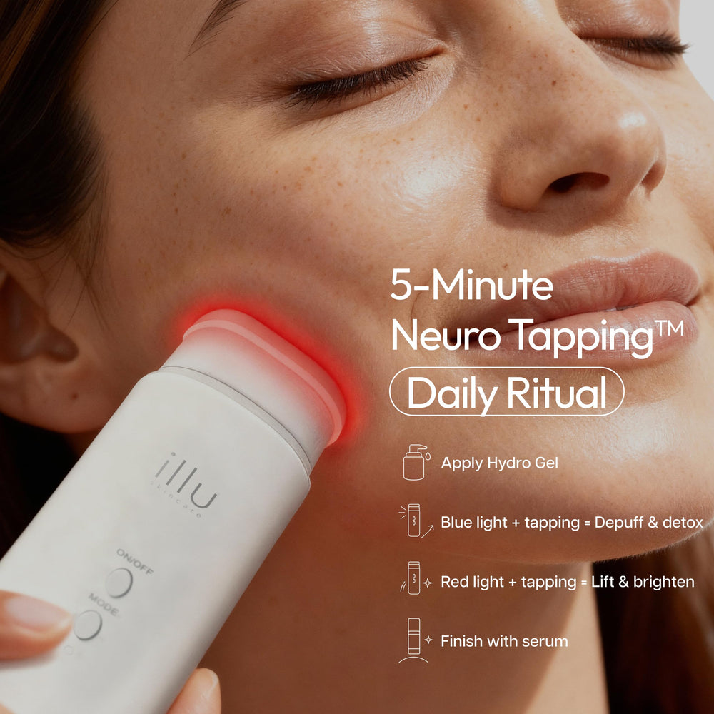 illu skincare illu facial toning device handheld design for easy daily use