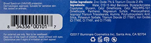 ILLUMINARÉ Amalfi Alabaster oil-free formula portrait highlights breathable wear.