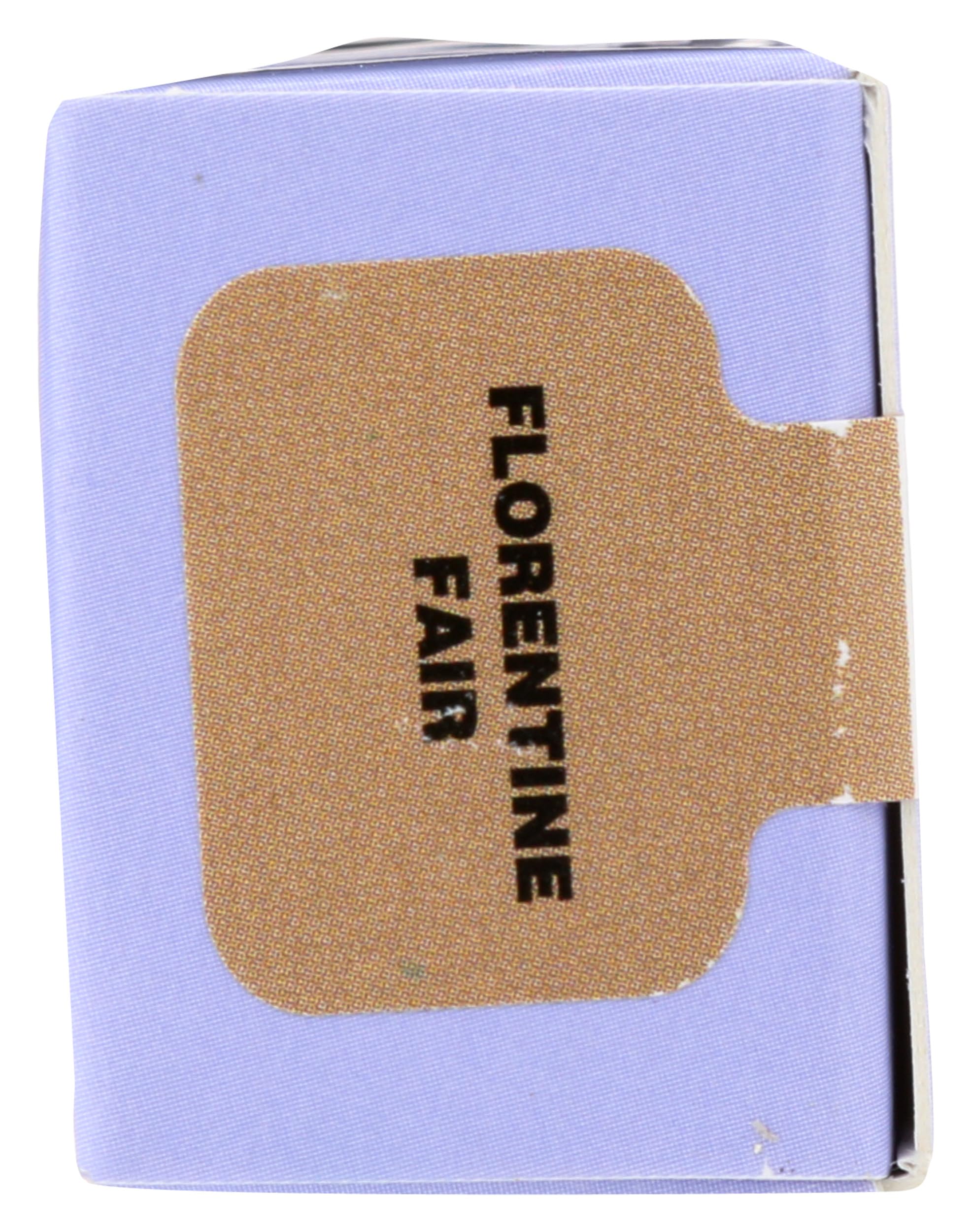 Medium coverage application of Illuminare Mattifying Mineral Foundation Florentine Fair