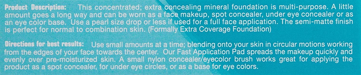ILLUMINARÉ Portofino Porcelain full-coverage application closeup for seamless blending.