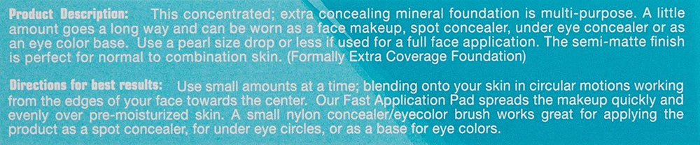 ILLUMINARÉ Portofino Porcelain full-coverage application closeup for seamless blending.