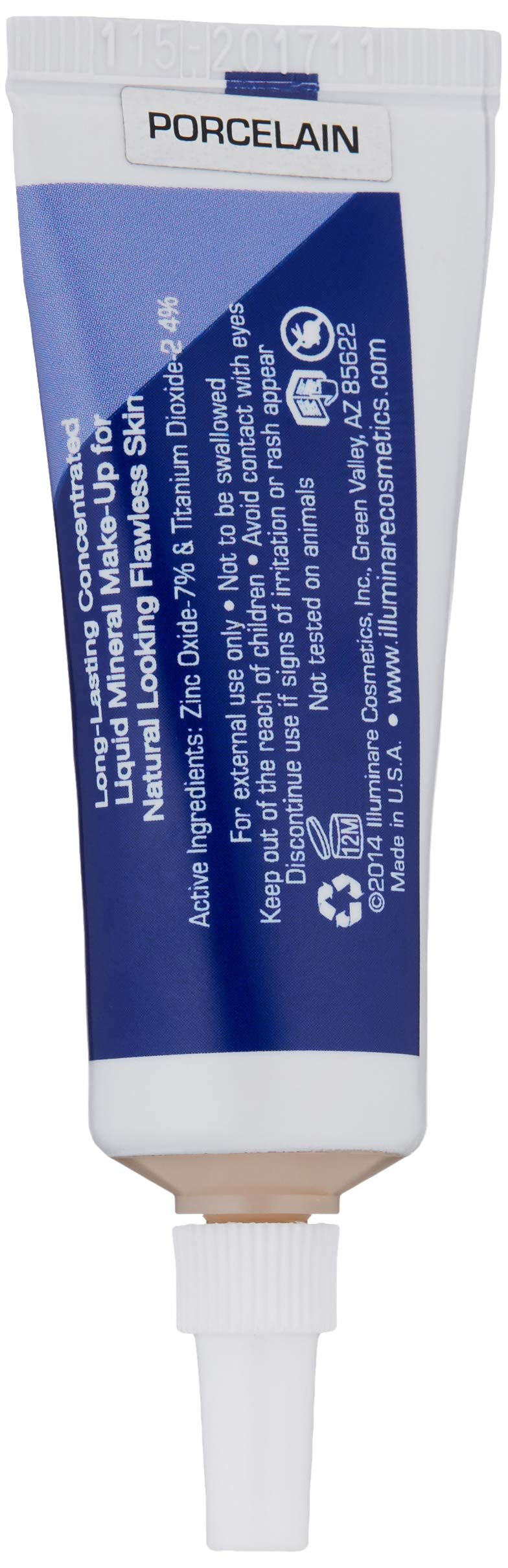 Illuminare Portofino Porcelain squeeze-tube packaging enables easy daily use.