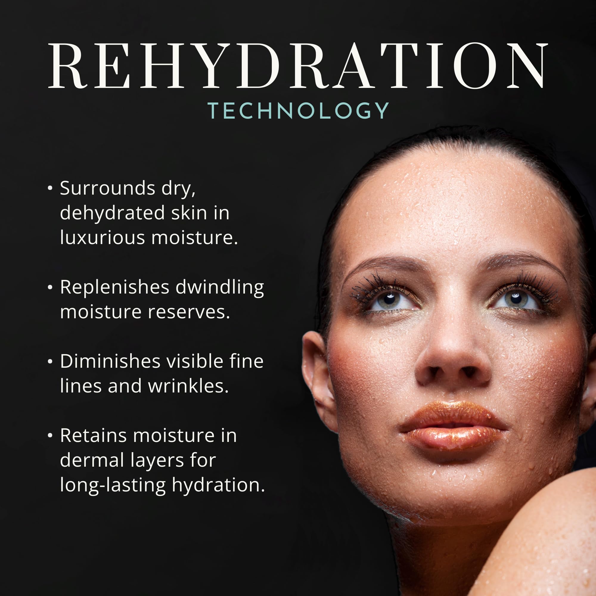ILONA Vaporwear ceramide-hyaluronan illustration highlights moisture support.