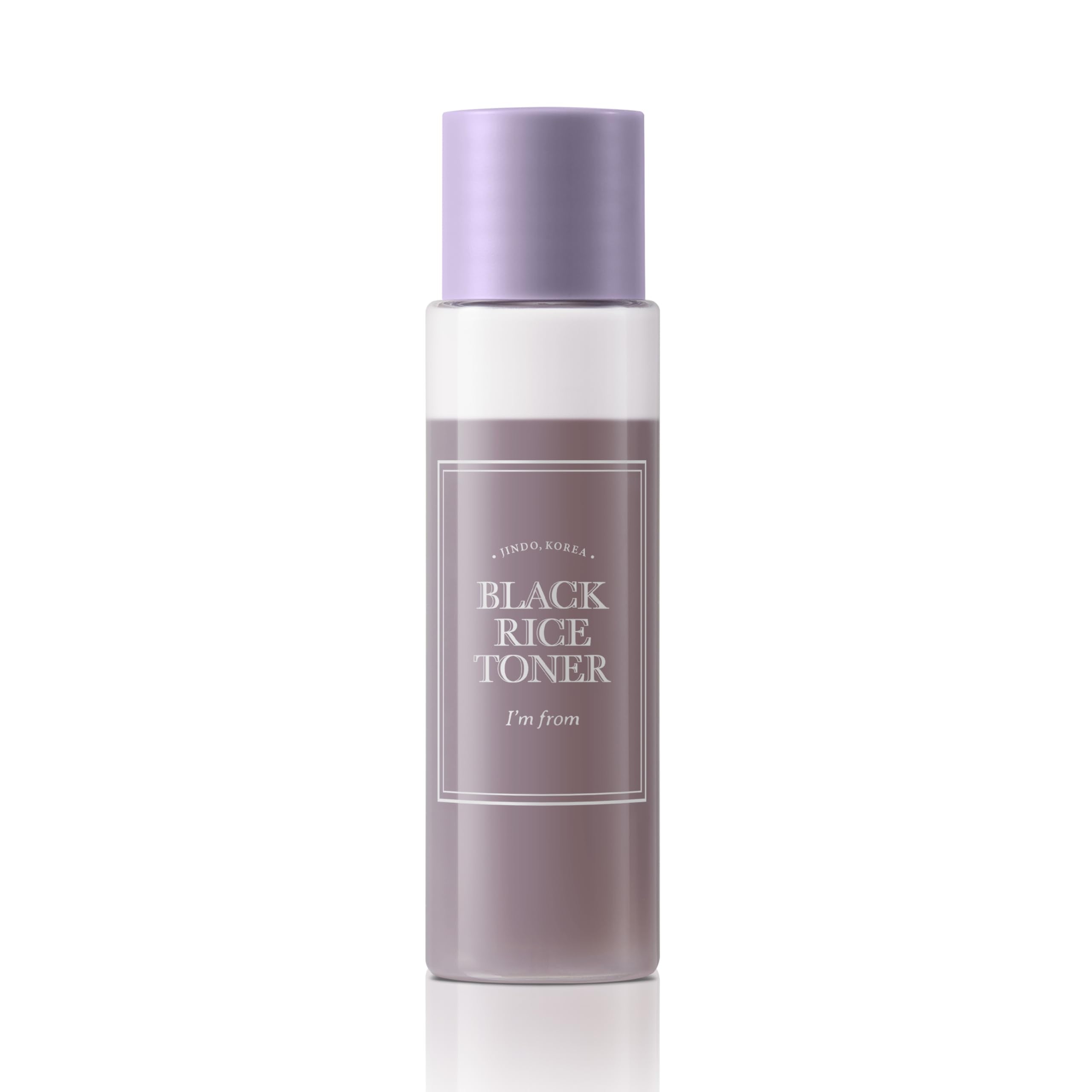 I'm From Black Rice Toner bottle, lightweight hydration for oily skin.