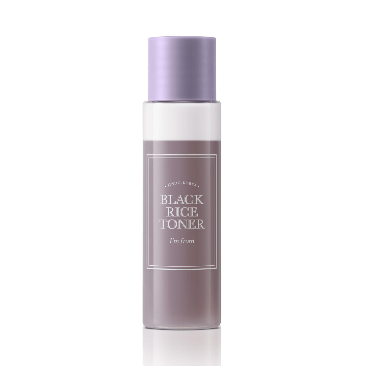 I'm From Black Rice Toner bottle, lightweight hydration for oily skin.