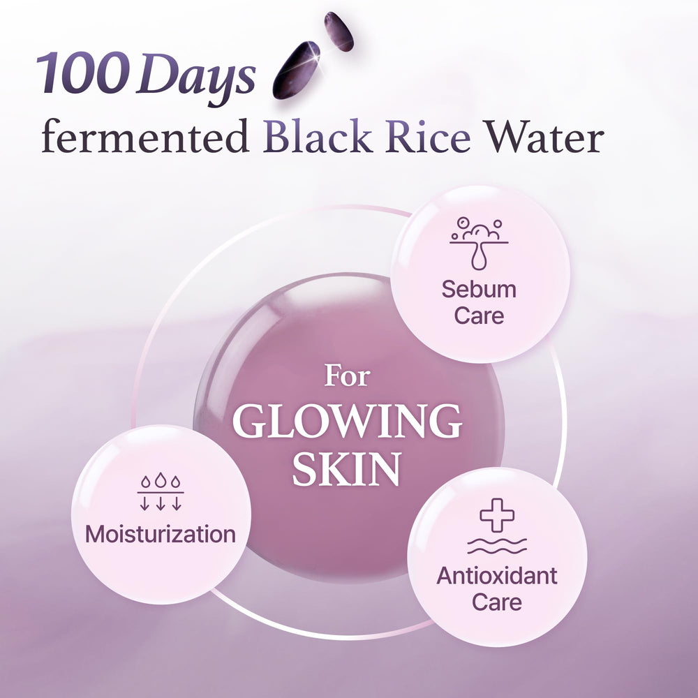 I'm From Black Rice Toner fragrance-free formula for sensitive skin.