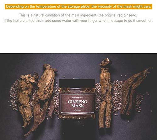 I'm From Ginseng Mask glow shot represents balanced, vibrant skin.