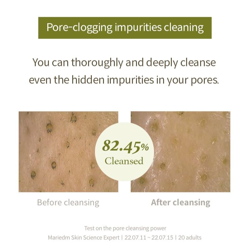 I'm from Mugwort Gel Cleanser pore-cleansing action shot suggests deep yet gentle cleansing.