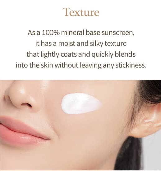 I'm from Rice Sunscreen application on hand suggests easy daily use.