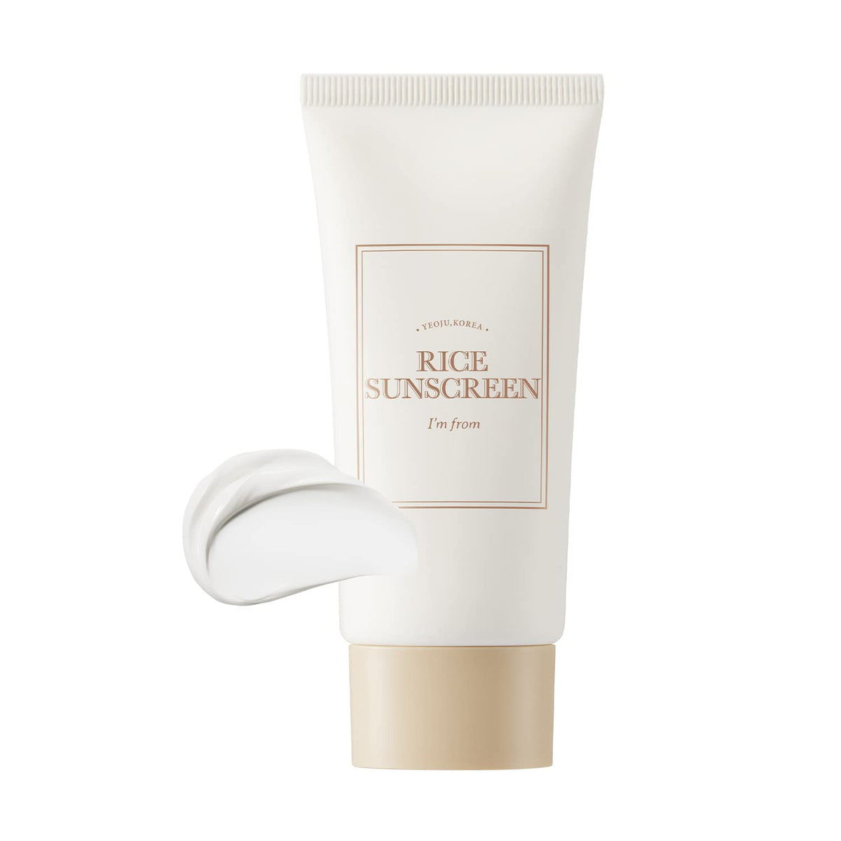 I'm from Rice Sunscreen bottle for daily protection on the go.