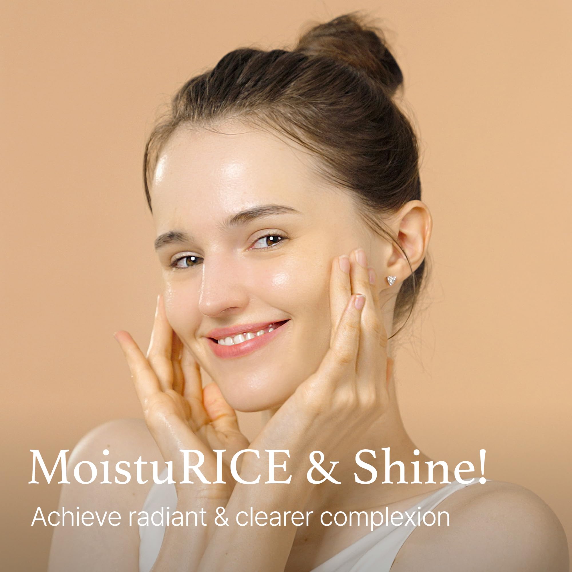 Close-up of whipped foam texture delivering luxurious cleansing with Rice Whip Cleanser.