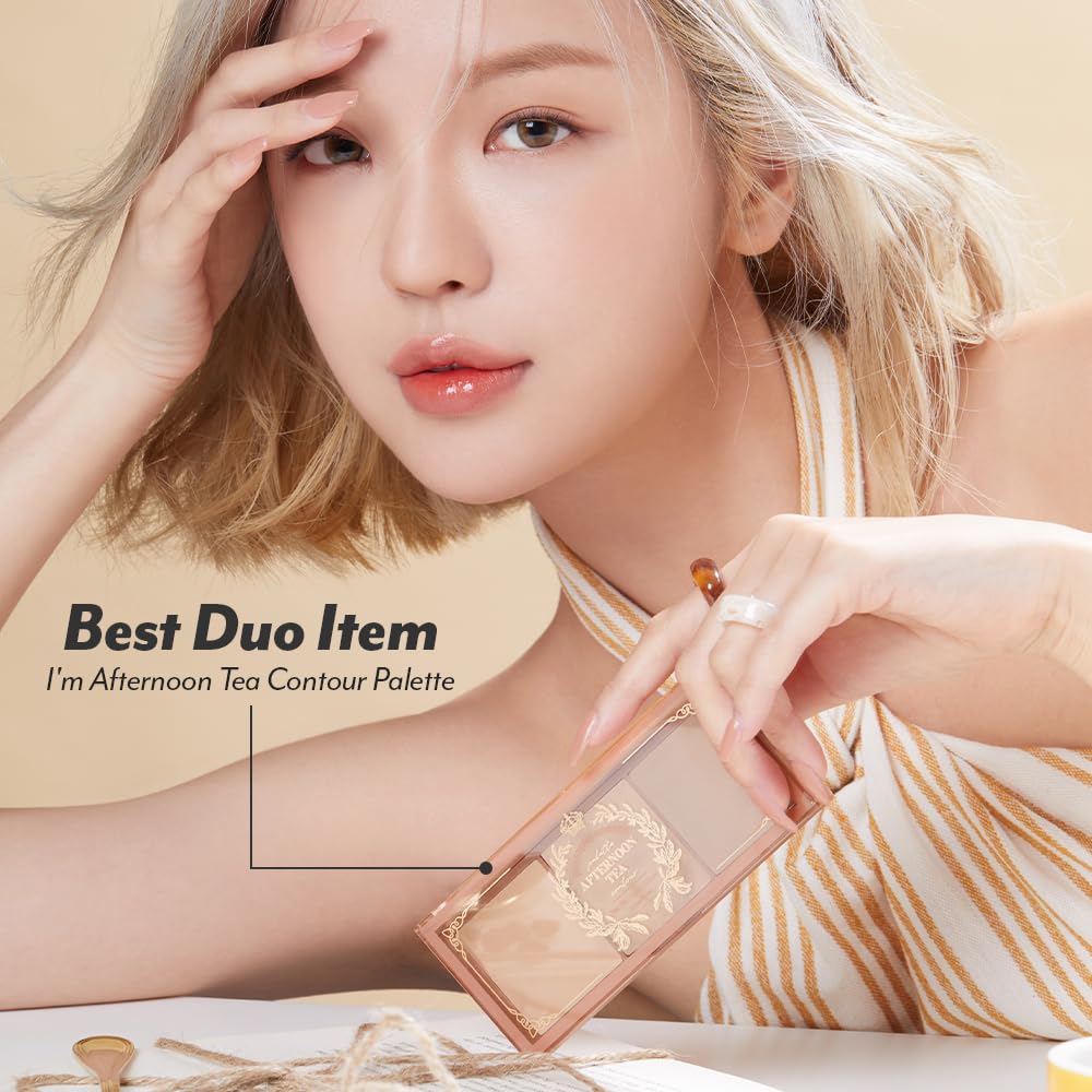 I'M MEME Afternoon Tea Blusher travel-friendly packaging for on-the-go touch-ups.