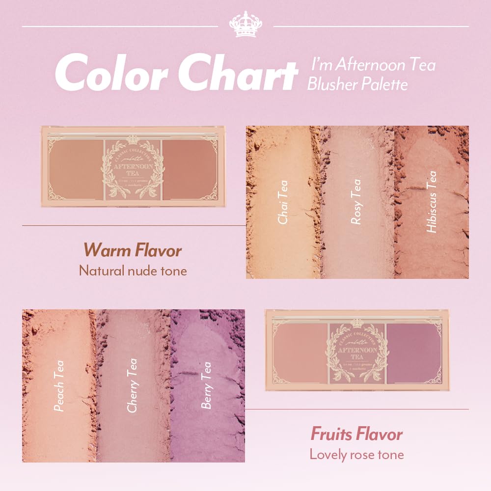 I'M MEME Blusher Palette packaging on display highlights compact design for on the go