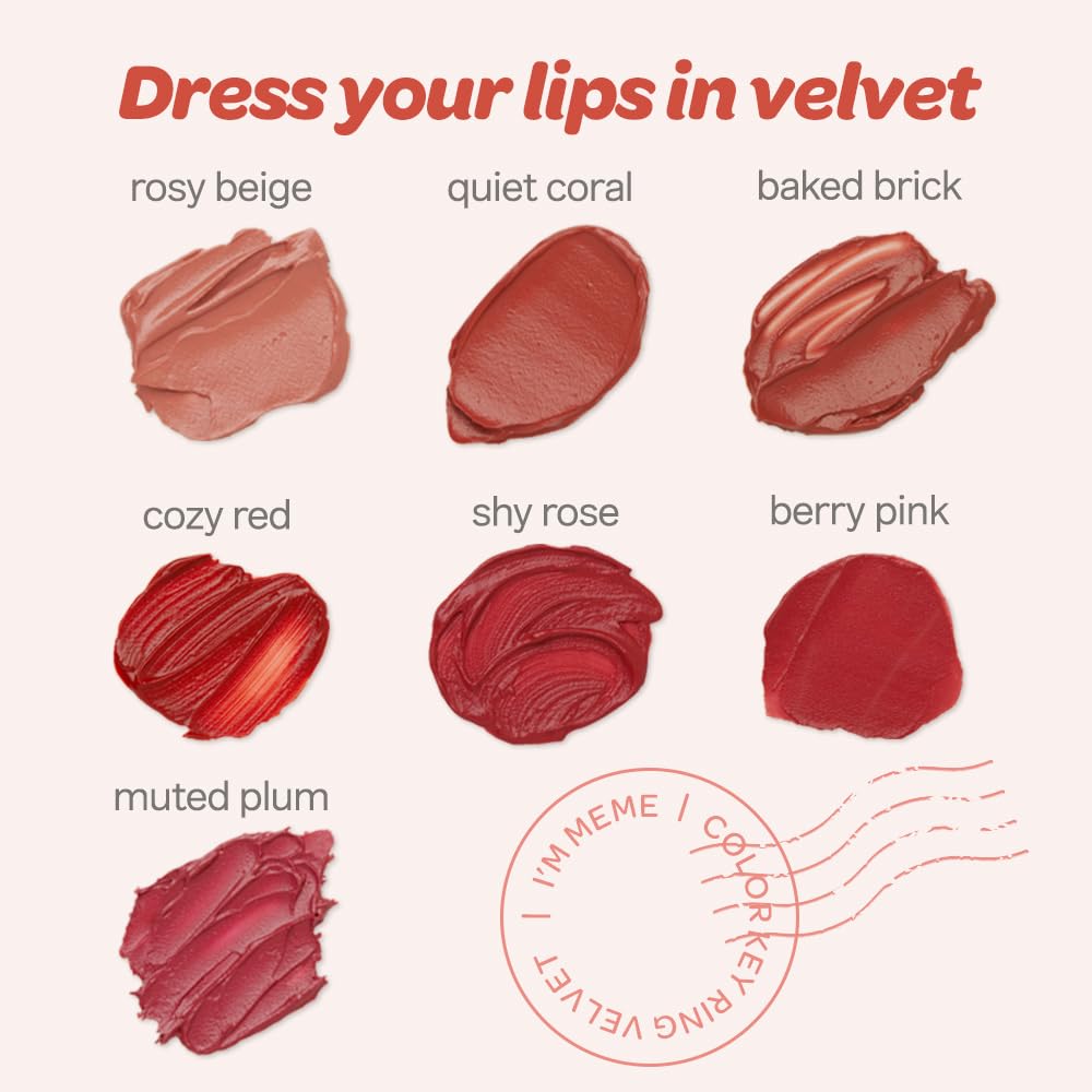 I'M MEME Lip Tint used as gradient or full lip look for versatility