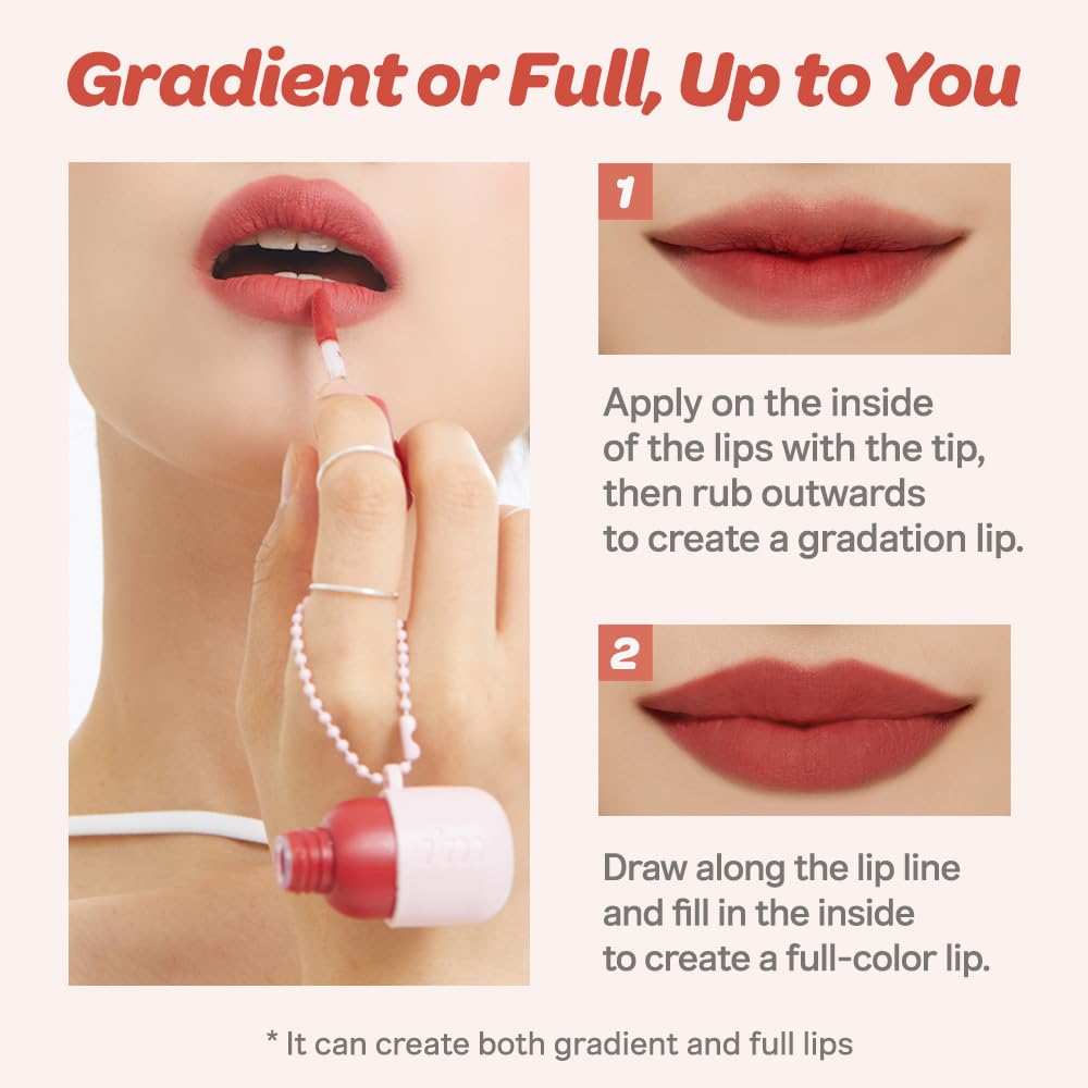 I'M MEME Use the tint on lips with the included guide for best results