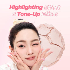 I'M MEME Pink-toned powder creates soft glow and blur