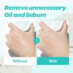 I'M MEME Compact sebum-control system visible for all-day wear.