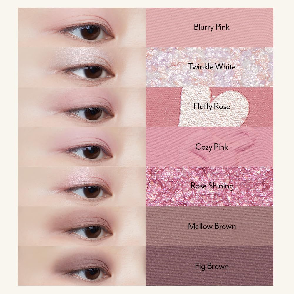 I'M MEME My Bunny matte shades blend smoothly for seamless definition