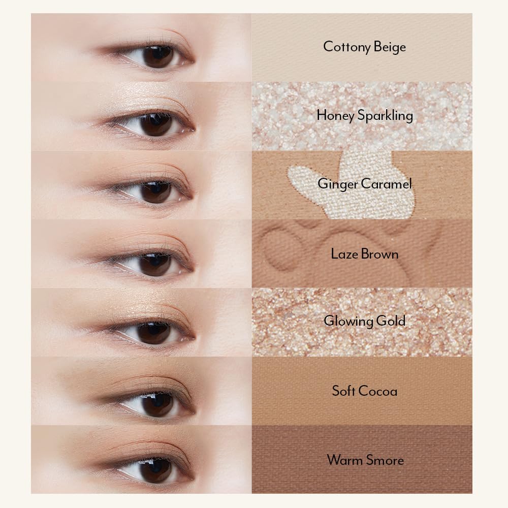 I'M MEME Wonder Soft Layer Palette combines matte and glitter shades for dimension.