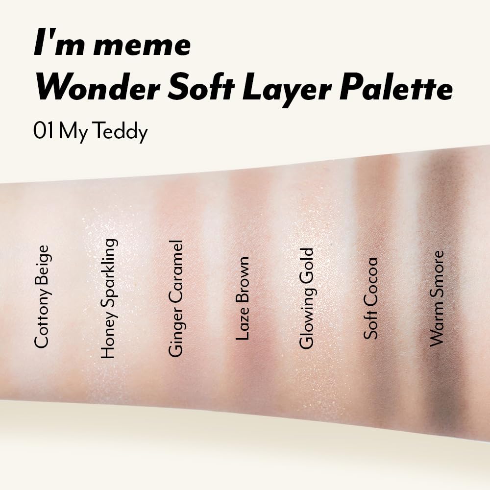 I'M MEME Wonder Soft Layer Palette is ultra-portable in a compact travel-ready case.