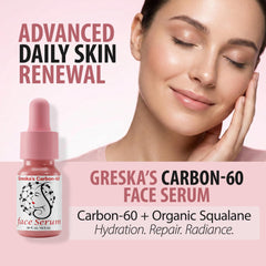 Greska's Carbon-60 Face Serum | Lightweight Hydration and Antioxidant Support