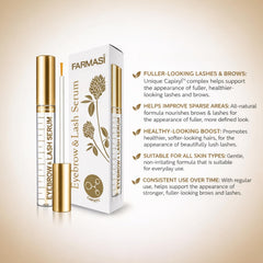 FARMASi Sérum Sourcils et Cils – Croissance, Épaisseur et Longueur, 0,4 fl oz
