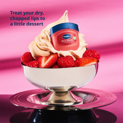 Vaseline Lip Therapy Mini Tinted Lip Balm Set – Rose Tint + Wild Berry (Vitamin E) 0.25 oz Each