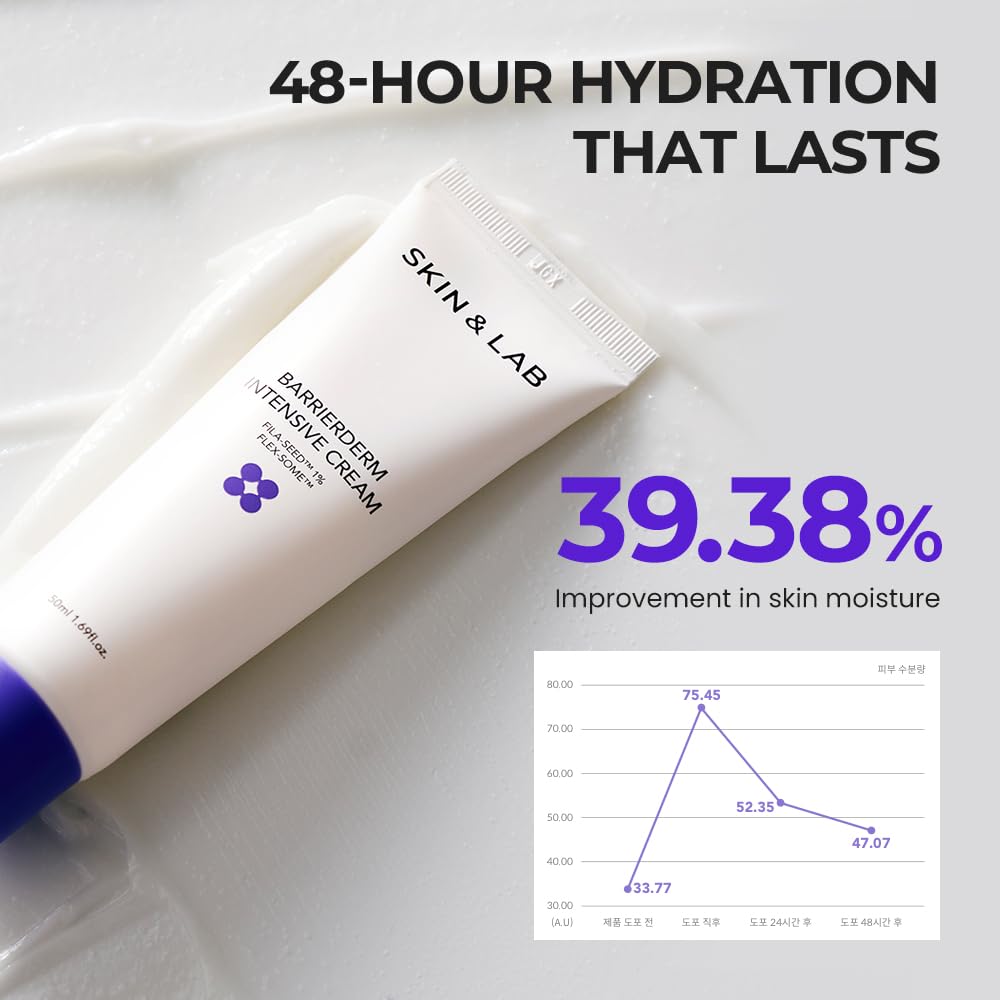 [SKIN&LAB] Barrierderm Intensive Cream – Moisturizing, Gentle, Light Texture 100 ml (Face & Body)