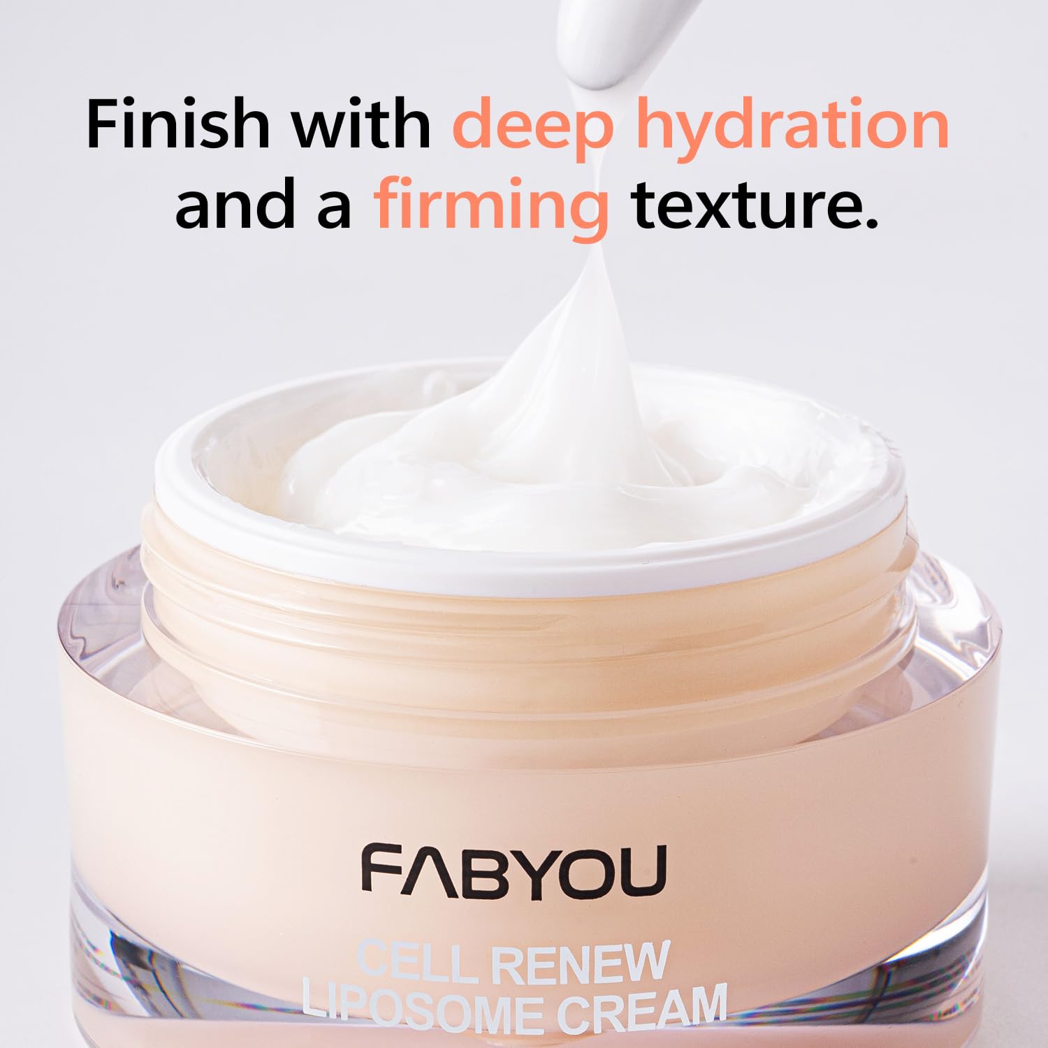 FABYOU Cell Renew Liposome Facial Cream – 6GF EGF Stem Cell Moisturizer, Deep Hydration