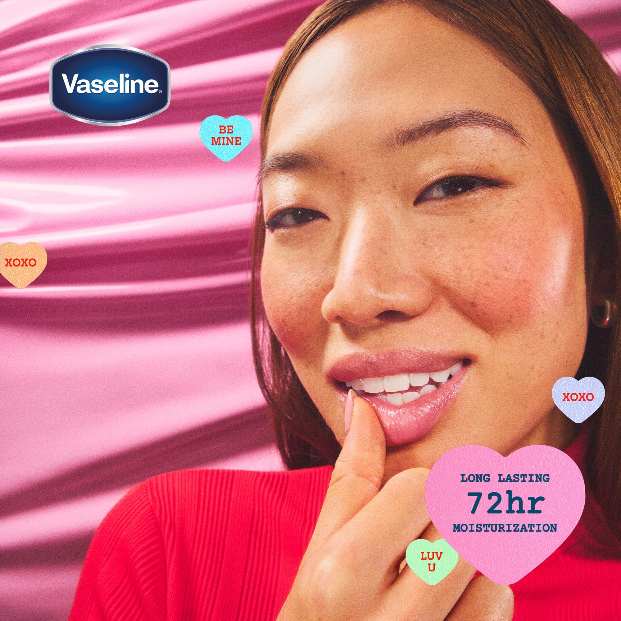 Vaseline Lip Therapy Mini Tinted Lip Balm Set – Rose Tint + Wild Berry (Vitamin E) 0.25 oz Each