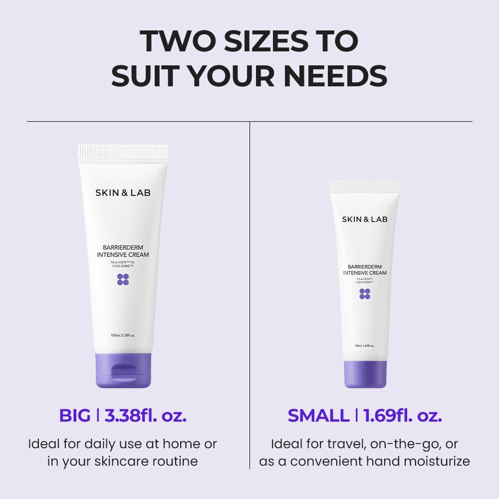 [SKIN&LAB] Barrierderm Intensive Cream – Moisturizing, Gentle, Light Texture 100 ml (Face & Body)