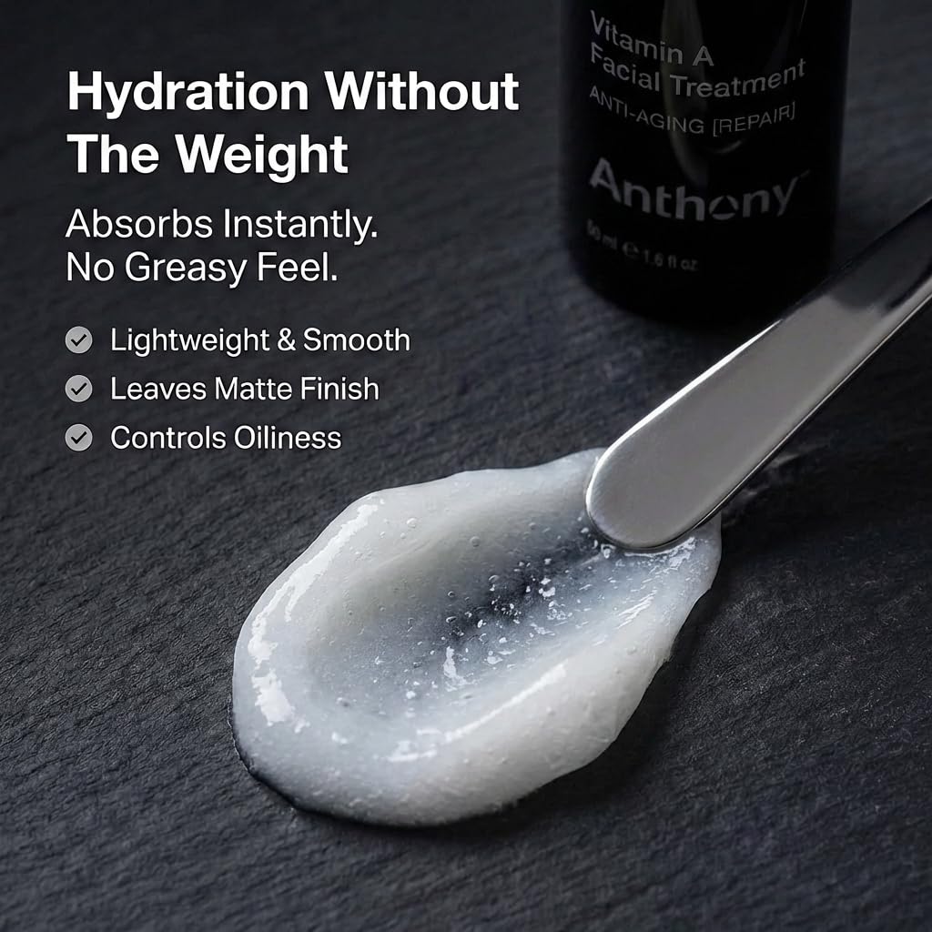 Anthony High Performance Vitamin A Treatment | Advanced Anti-Aging Face Cream with Shea Butter & Squalane